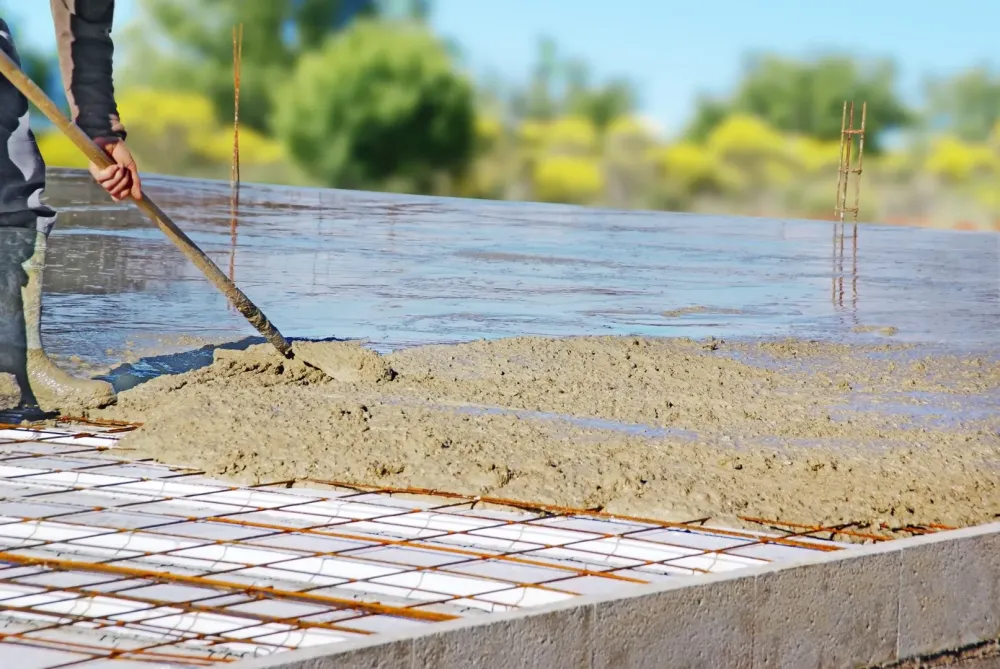 coule dalle beton